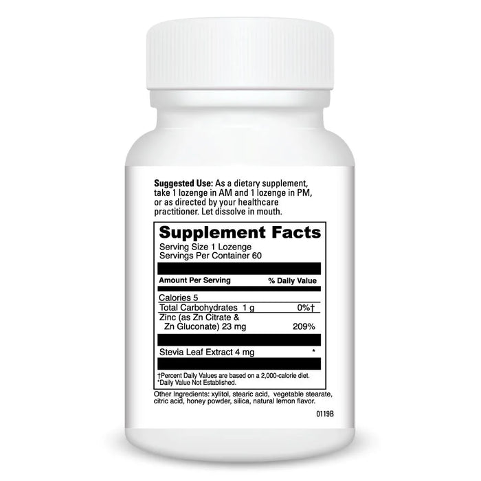 Zinc Lozenges (60 Lozenges)-Vitamins & Supplements-DaVinci Laboratories-Pine Street Clinic