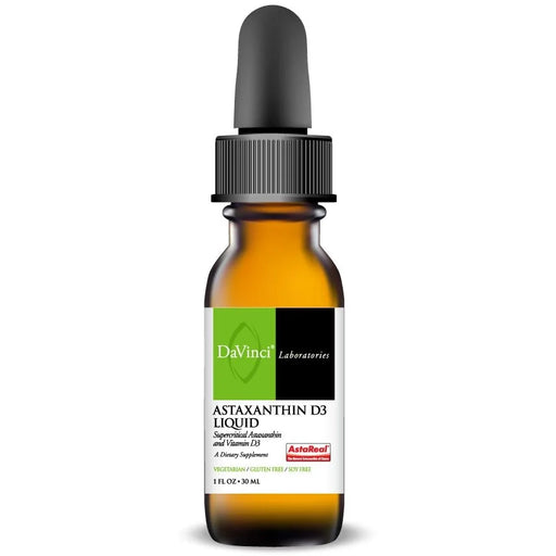 Astaxanthin D3 Liquid (30 1 ml)-Vitamins & Supplements-DaVinci Laboratories-Pine Street Clinic