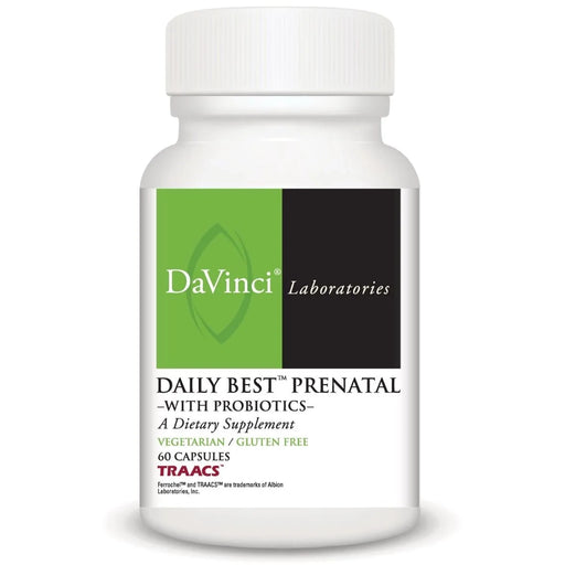 Daily Best Prenatal (60 Capsules)-Vitamins & Supplements-DaVinci Laboratories-Pine Street Clinic