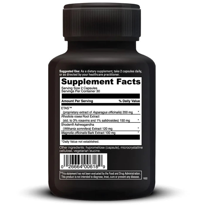Cortisol Benefits (60 Capsules)-Vitamins & Supplements-DaVinci Laboratories-Pine Street Clinic