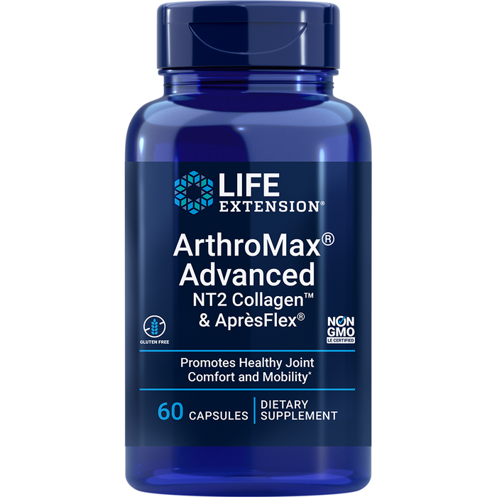 ArthroMax® Advanced with NT2 Collagen & AprèsFlex (60 Capsules)-Vitamins & Supplements-Life Extension-Pine Street Clinic