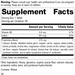 Cataplex® F Tablets, 90 Tablets, Rev 25 Supplement Facts