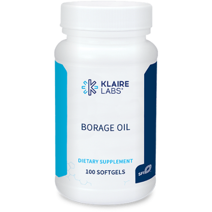 Borage Oil (100 Softgels)-Vitamins & Supplements-Klaire Labs - SFI Health-Pine Street Clinic