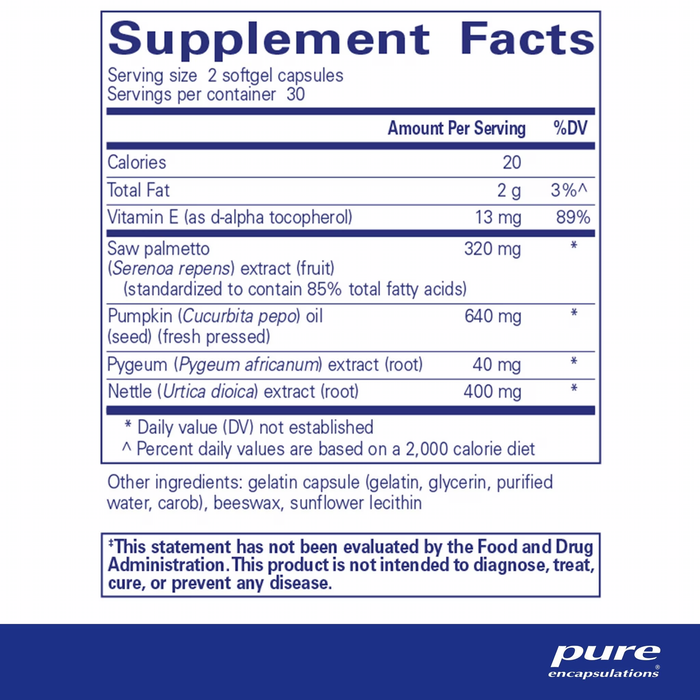 Saw Palmetto Plus-Vitamins & Supplements-Pure Encapsulations-250 Softgels-Pine Street Clinic