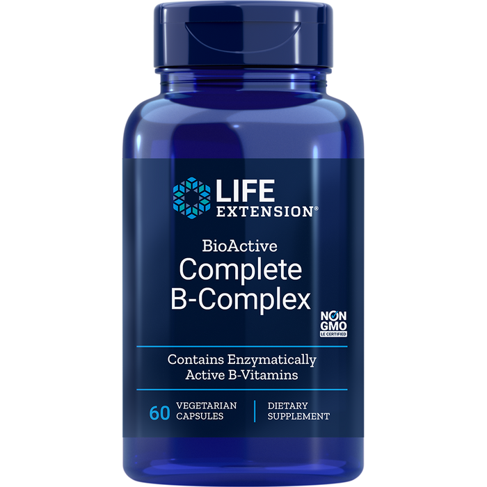 BioActive Complete B-Complex (60 Capsules)-Vitamins & Supplements-Life Extension-Pine Street Clinic