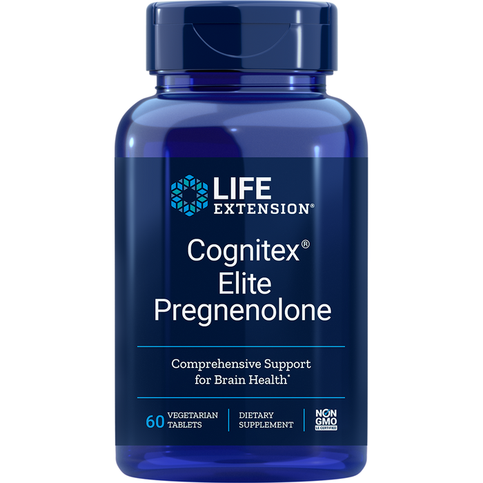 Cognitex Elite Pregnenolone (60 Tablets)-Vitamins & Supplements-Life Extension-Pine Street Clinic