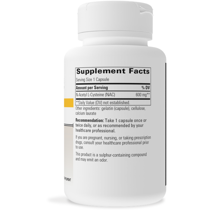NAC (600 mg) (60 Capsules)-Vitamins & Supplements-Integrative Therapeutics-Pine Street Clinic