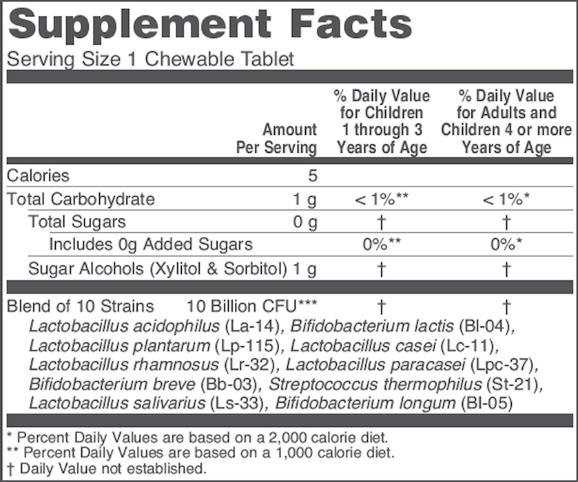 Chewable Protodophilus (60 Liquid Ounces)-Vitamins & Supplements-Protocol For Life Balance-Pine Street Clinic