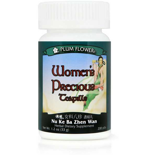 Women's Precious Teapills (Nu Ke Ba Zhen Wan)-Chinese Formulas-Plum Flower-200 Pills-Pine Street Clinic