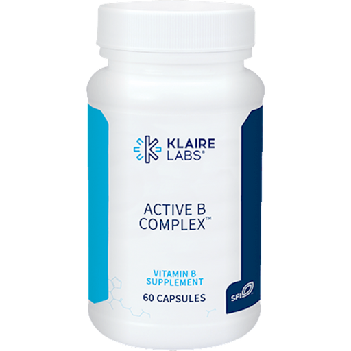 Active B Complex (60 Capsules)-Vitamins & Supplements-Klaire Labs - SFI Health-Pine Street Clinic