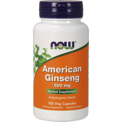 American Ginseng (500 mg) (100 Capsules)-Vitamins & Supplements-NOW-Pine Street Clinic