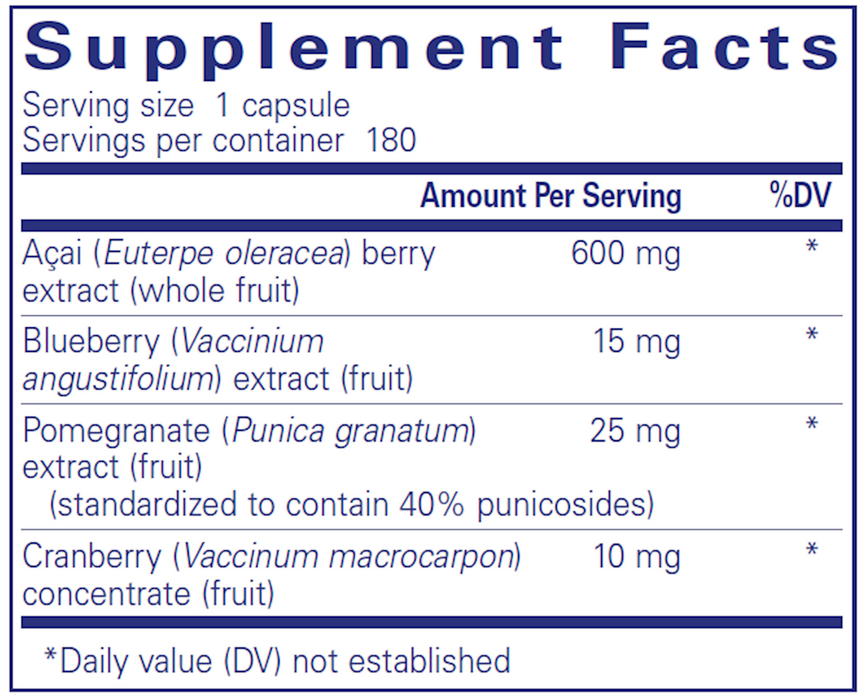 Açai 600 (180 Capsules)-Vitamins & Supplements-Pure Encapsulations-Pine Street Clinic