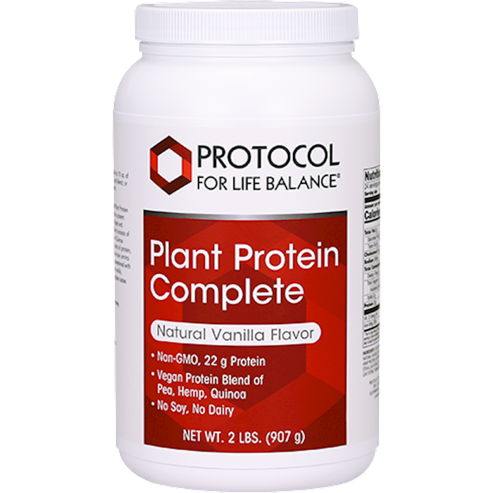 Plant Protein Complete (Vanilla) (2 Pounds)-Vitamins & Supplements-Protocol For Life Balance-Pine Street Clinic