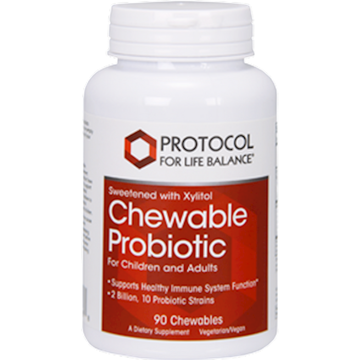 Chewable Probiotic (90 Liquid Ounces)-Vitamins & Supplements-Protocol For Life Balance-Pine Street Clinic
