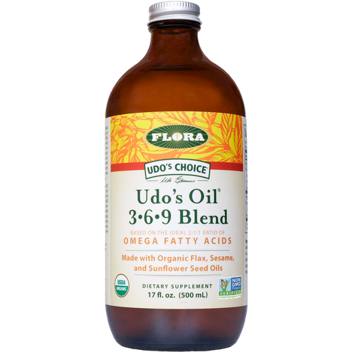 Udo's Choice Oil Blend 3.6.9-Vitamins & Supplements-Flora-17 Ounce Liquid-Pine Street Clinic