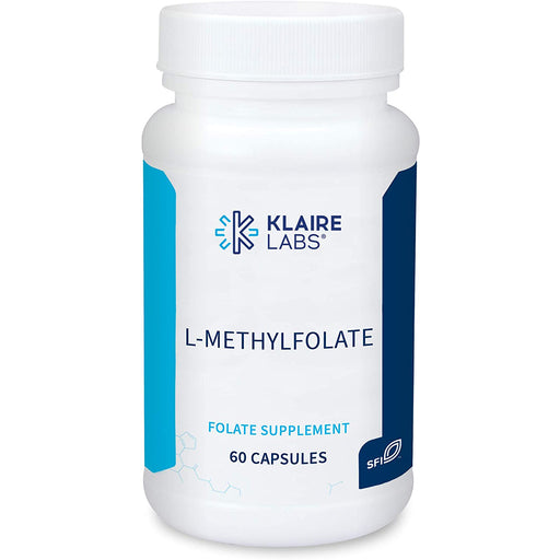 Active-Folate (5-methyltetrahydrofolate) (5-MTHF) (60 Capsules)-Vitamins & Supplements-Klaire Labs - SFI Health-Pine Street Clinic