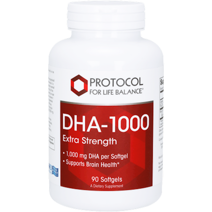 DHA-Vitamins & Supplements-Protocol For Life Balance-1000 mg - 90 Softgels-Pine Street Clinic
