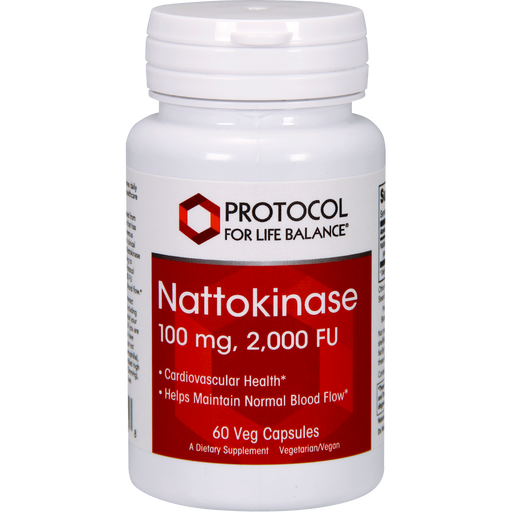 Nattokinase (60 Capsules)-Vitamins & Supplements-Protocol For Life Balance-Pine Street Clinic