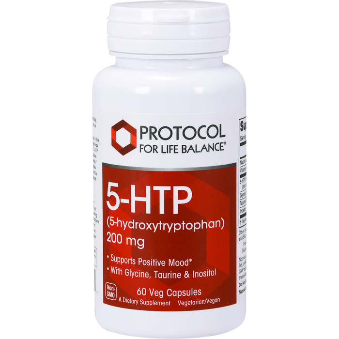 5-HTP-Vitamins & Supplements-Protocol For Life Balance-200 mg - 60 Capsules-Pine Street Clinic