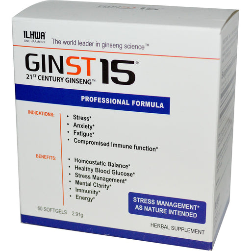 GinST 15 Softgels (60 Softgels)-Vitamins & Supplements-Ilhwa-Pine Street Clinic