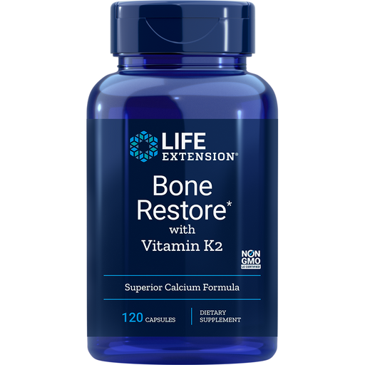 Bone Restore with Vitamin K2 (120 Capsules)-Vitamins & Supplements-Life Extension-Pine Street Clinic