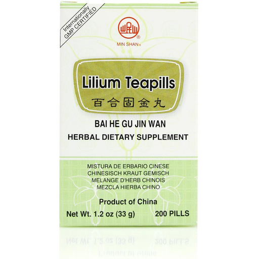 Lilium Teapills (Bai He Gu Jin Wan) (200 Teapills)-Vitamins & Supplements-Min Shan-Pine Street Clinic