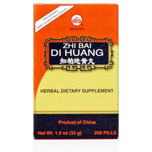 Zhi Bai Di Huang Wan - Eight Flavor Teapills (200 Teapills)-Vitamins & Supplements-Min Shan-Pine Street Clinic