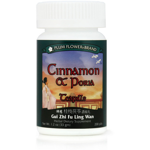 Cinnamon & Poria Teapills (Gui Zhi Fu Ling Wan)-Vitamins & Supplements-Plum Flower-200 Pills-Pine Street Clinic