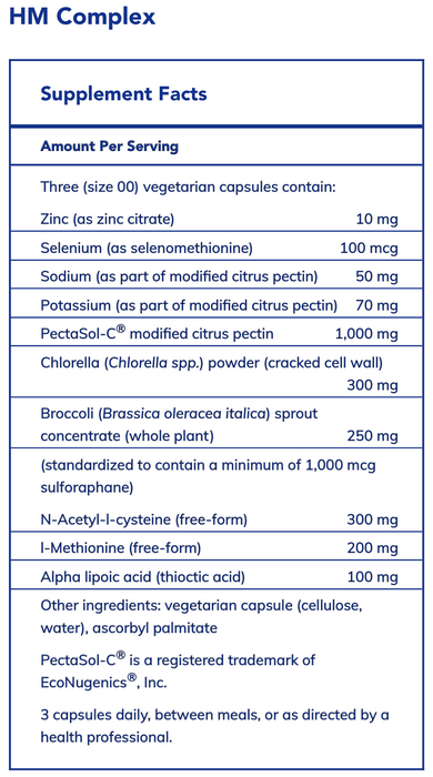 HM Complex-Vitamins & Supplements-Pure Encapsulations-180 Capsules-Pine Street Clinic