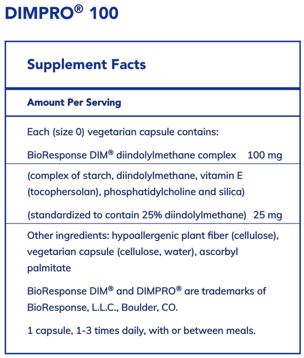 DIMPRO 100-Vitamins & Supplements-Pure Encapsulations-120 Capsules-Pine Street Clinic