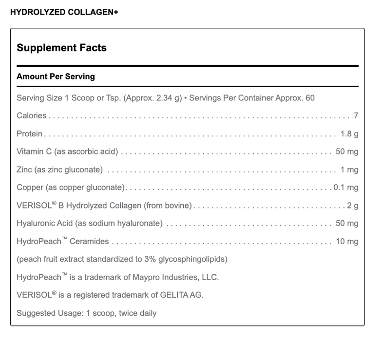 Hydrolyzed Collagen+ (140 Grams)-Vitamins & Supplements-Douglas Laboratories-Pine Street Clinic