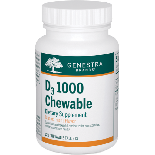 D3 1000 Chewable (120 Chewables)-Vitamins & Supplements-Genestra-Pine Street Clinic