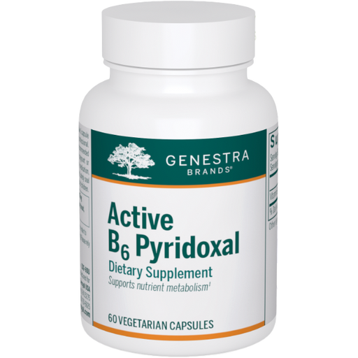 ACTIVE B6 Pyridoxal (60 Capsules)-Vitamins & Supplements-Genestra-Pine Street Clinic