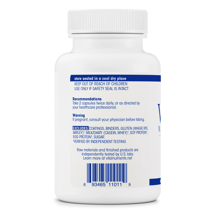 5-HTP 100 mg (60 Capsules)-Vitamins & Supplements-Vital Nutrients-Pine Street Clinic