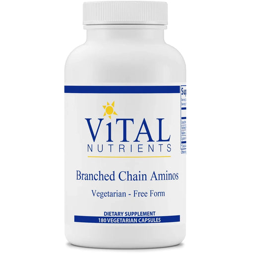 Branched Chain Aminos (180 Capsules)-Vitamins & Supplements-Vital Nutrients-Pine Street Clinic