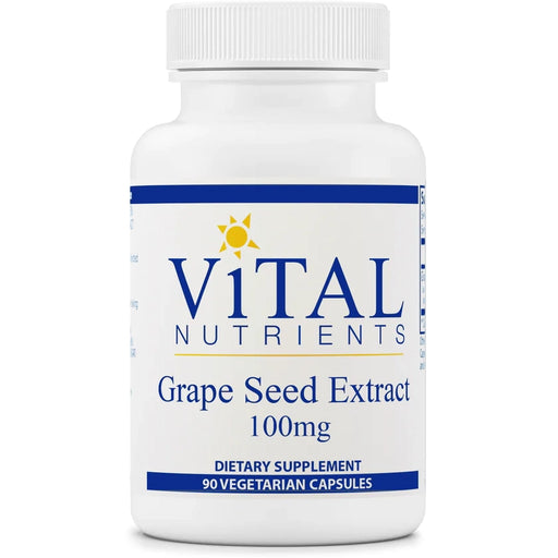 Grape Seed Extract 100 mg (90 Capsules)-Vitamins & Supplements-Vital Nutrients-Pine Street Clinic