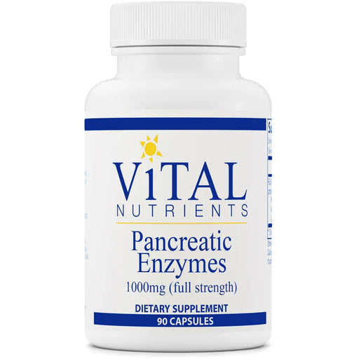 Pancreatic Enzymes (1000 mg)-Vitamins & Supplements-Vital Nutrients-90 Capsules-Pine Street Clinic