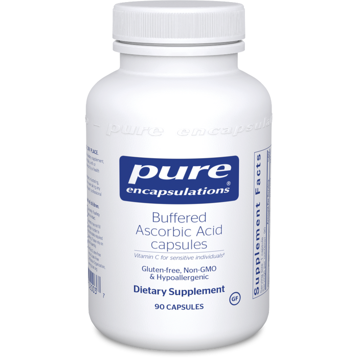 Buffered Vitamin C Capsules-Vitamins & Supplements-Pure Encapsulations-90 Capsules-Pine Street Clinic