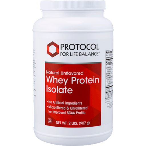 Whey Protein Isolate Pure (2 Pounds)-Vitamins & Supplements-Protocol For Life Balance-Pine Street Clinic