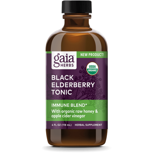 Black Elderberry Tonic (4 Ounce Liquid)-Vitamins & Supplements-Gaia PRO-Pine Street Clinic