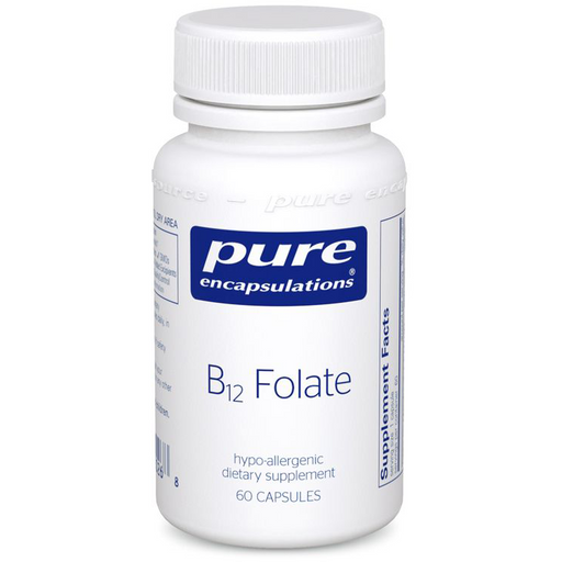 B12 Folate (60 Capsules)-Vitamins & Supplements-Pure Encapsulations-Pine Street Clinic