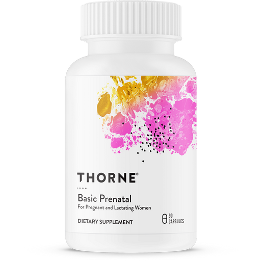 Basic Prenatal (90 Capsules)-Vitamins & Supplements-Thorne-Pine Street Clinic
