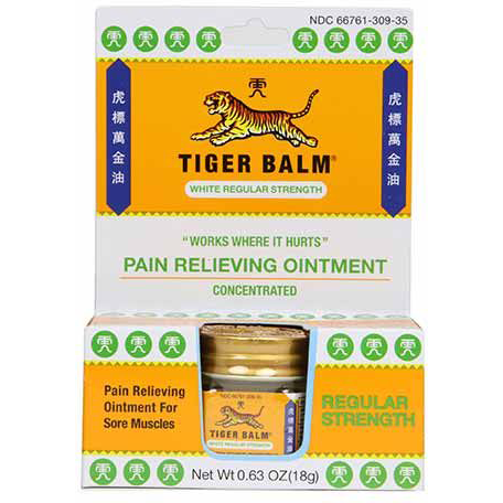 Tiger Balm White (18 g Jar)-Vitamins & Supplements-Tiger Balm-Pine Street Clinic