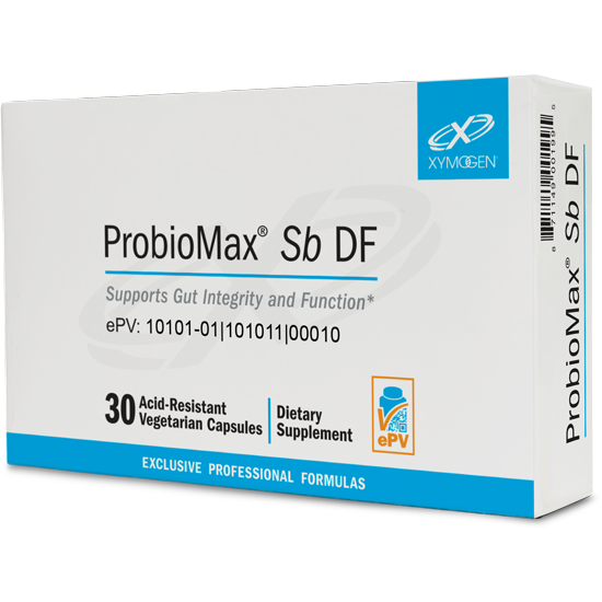 ProbioMax Sb DF-Vitamins & Supplements-Xymogen-30 Capsules-Pine Street Clinic