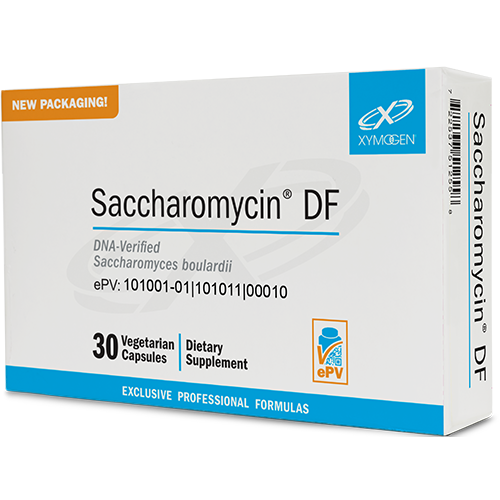 Saccharomycin DF (120 Capsules)-Vitamins & Supplements-Xymogen-30 Capsules-Pine Street Clinic