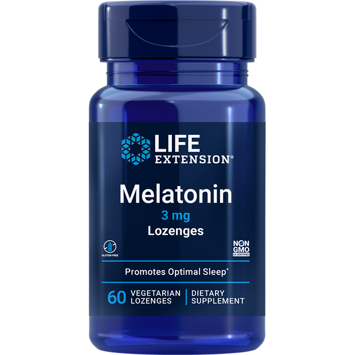 Melatonin 3 mg (60 Lozenges)-Vitamins & Supplements-Life Extension-Pine Street Clinic