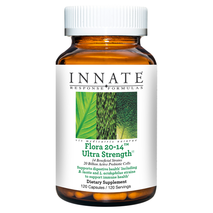 Flora 20-14 Ultra Strength-Vitamins & Supplements-Innate Response-120 Capsules-Pine Street Clinic
