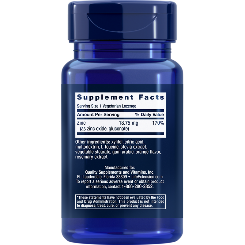 Zinc Lozenges (60 Lozenges)