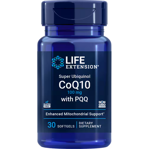 Super Ubiquinol CoQ10 with PQQ (30 Softgels)