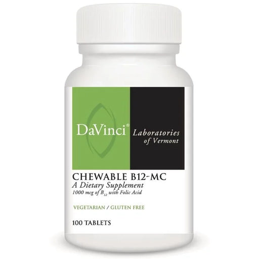 Chewable B12-MC (100 Chewable Tablets)-Vitamins & Supplements-DaVinci Laboratories-Pine Street Clinic